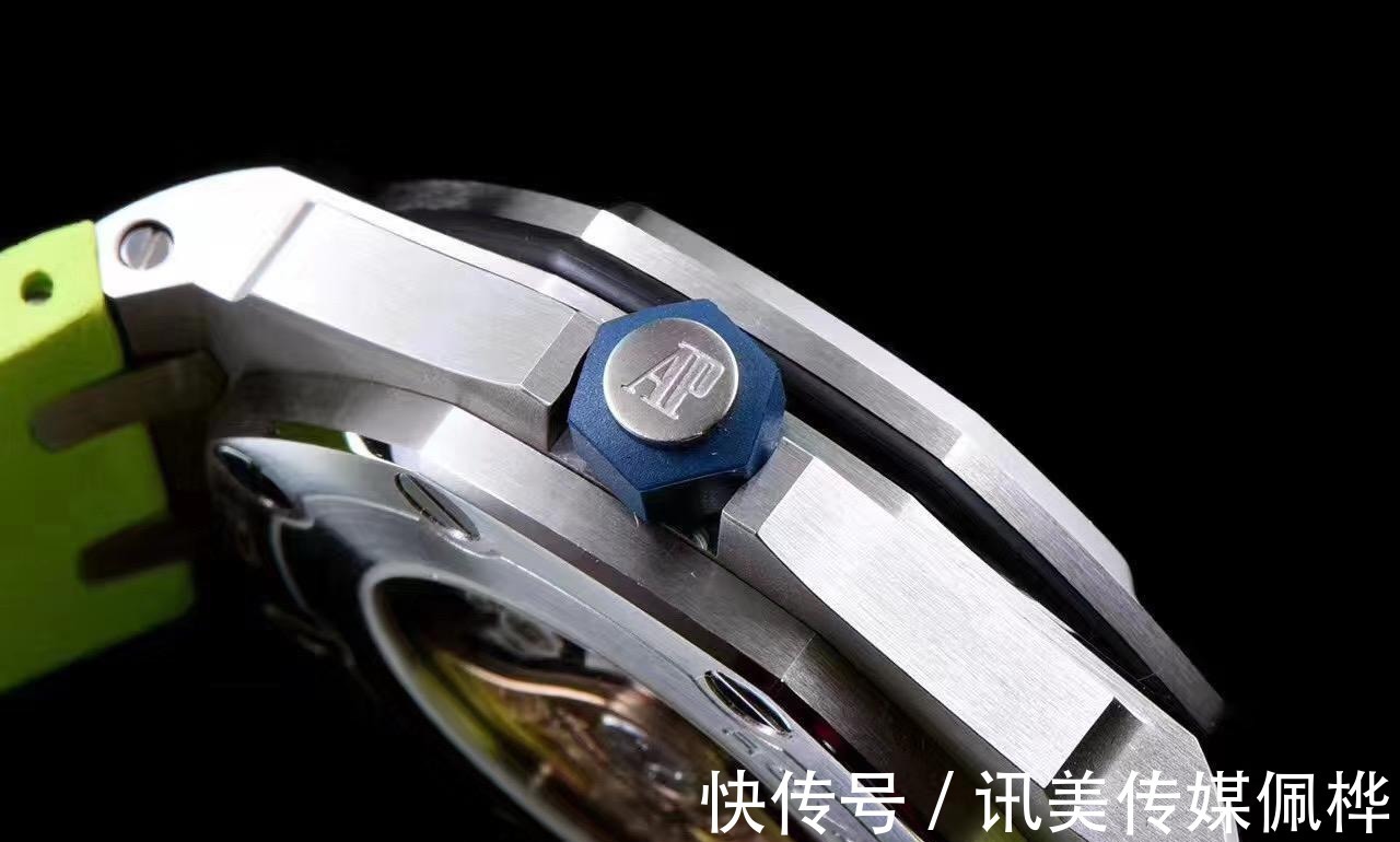 品鉴 JF厂爱彼AP15710彩色系绿盘复刻表品鉴会不会一眼假?