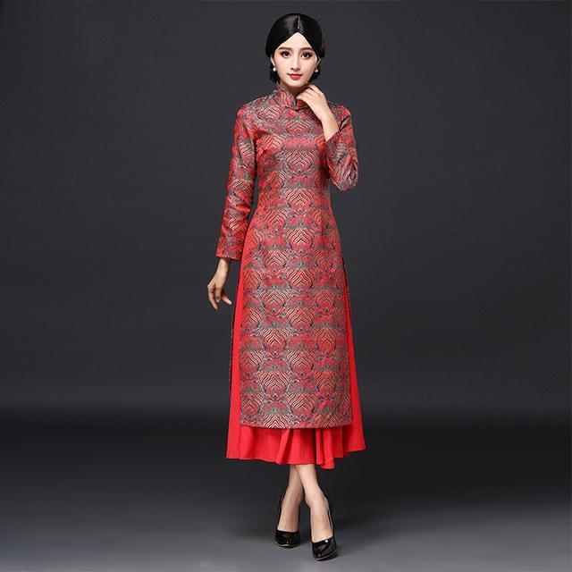 唯美|30-50岁女人一袭旗袍连衣裙,唯美中国风尽收眼底,优雅减龄