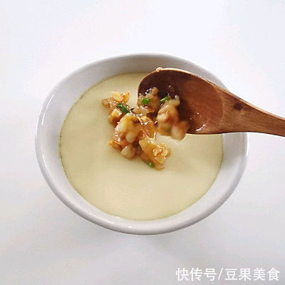 蛋羹|美味签到——吃过都说好的嫩滑Q弹虾仁打卤蒸蛋羹