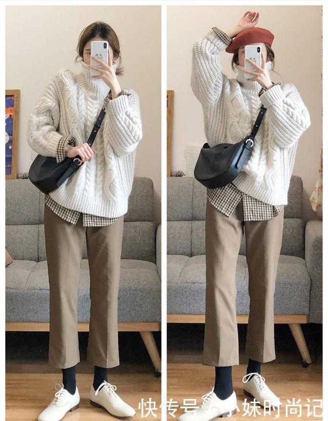 冬季必备的毛衣, 这样搭, 轻松穿出时尚感