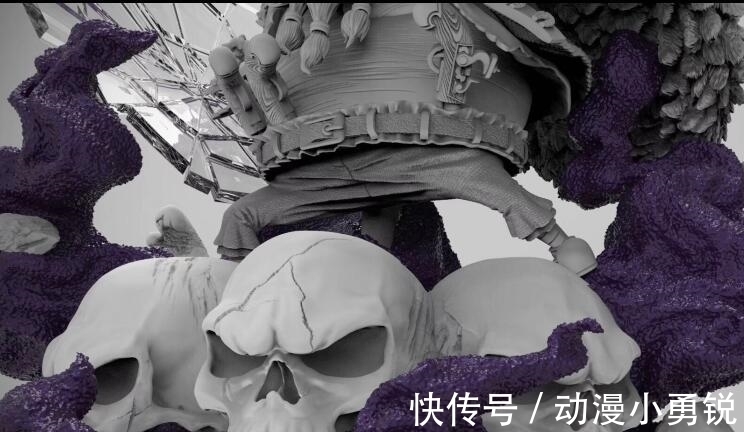 有心机|黑胡子双果实手办,看制作过程值100元,关上灯5万也不卖