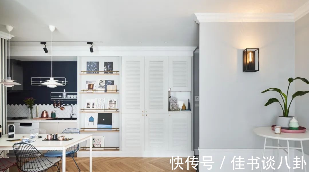 墙面|70平北欧小公寓，简约、舒适、清新，这种感觉很舒心从容！