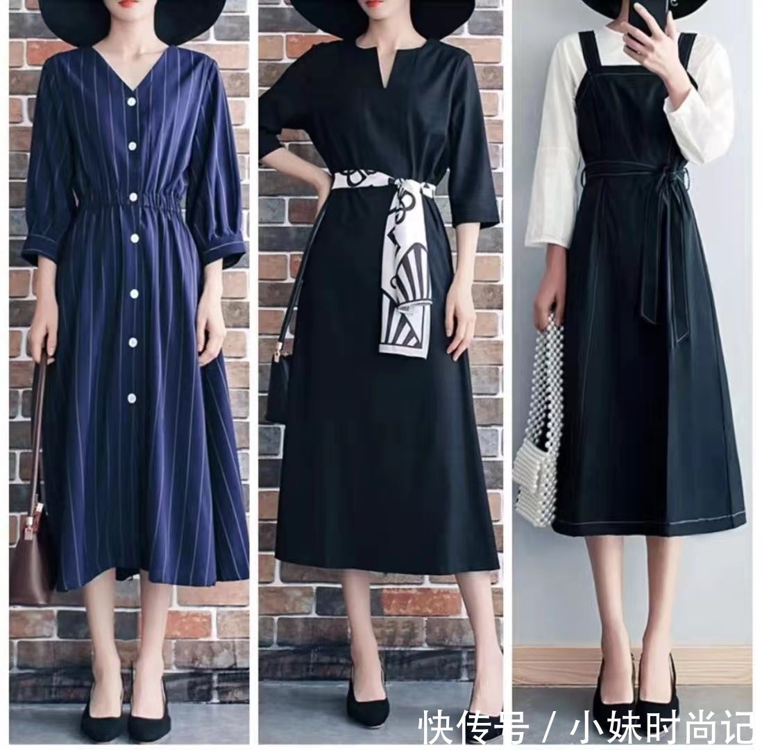 穿衣|“印花裙”优雅有品味,这几套照着穿很减龄