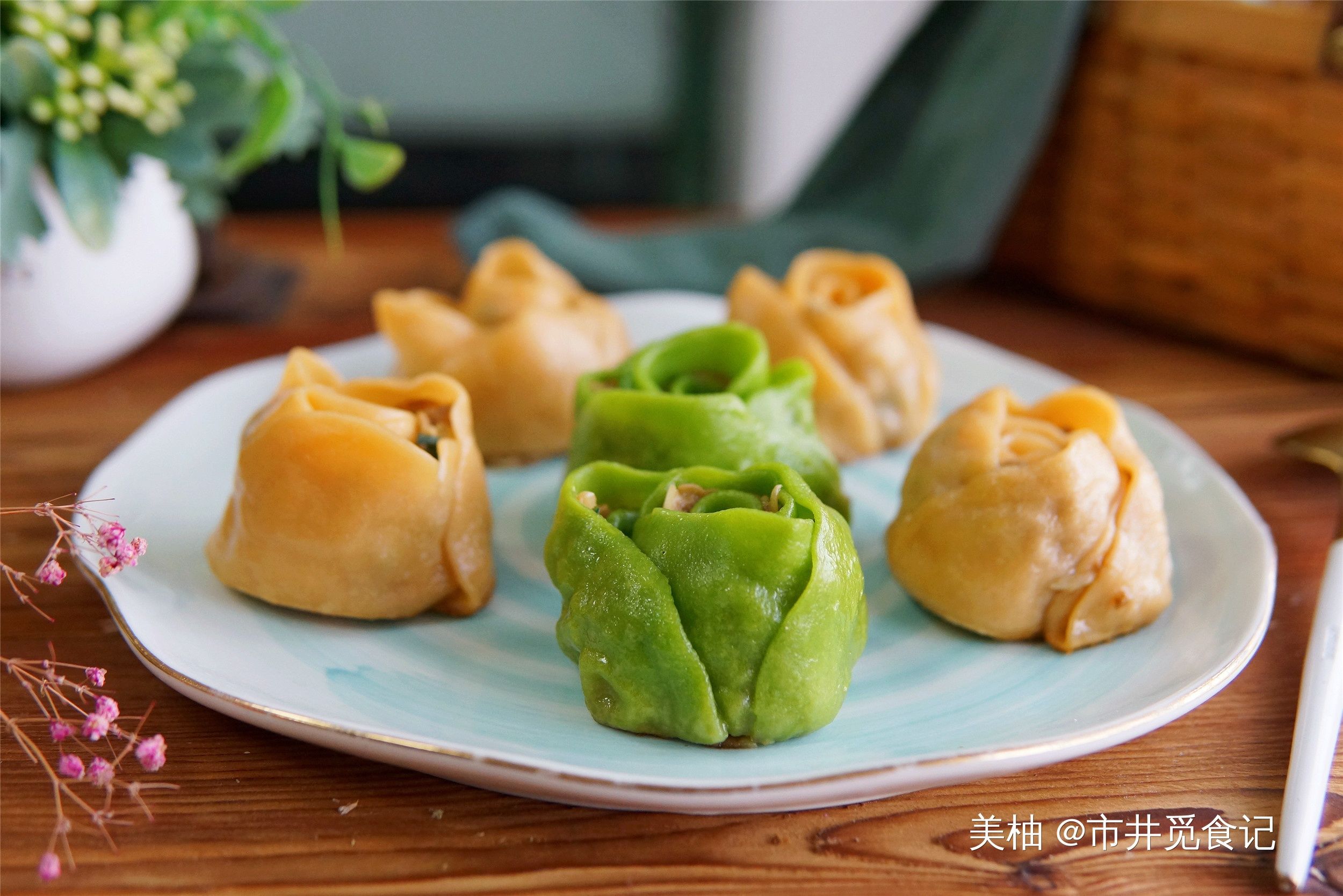  饺子|冬至包饺子时，顺手包几个“玫瑰花”，好吃又喜庆，很讨家人喜欢
