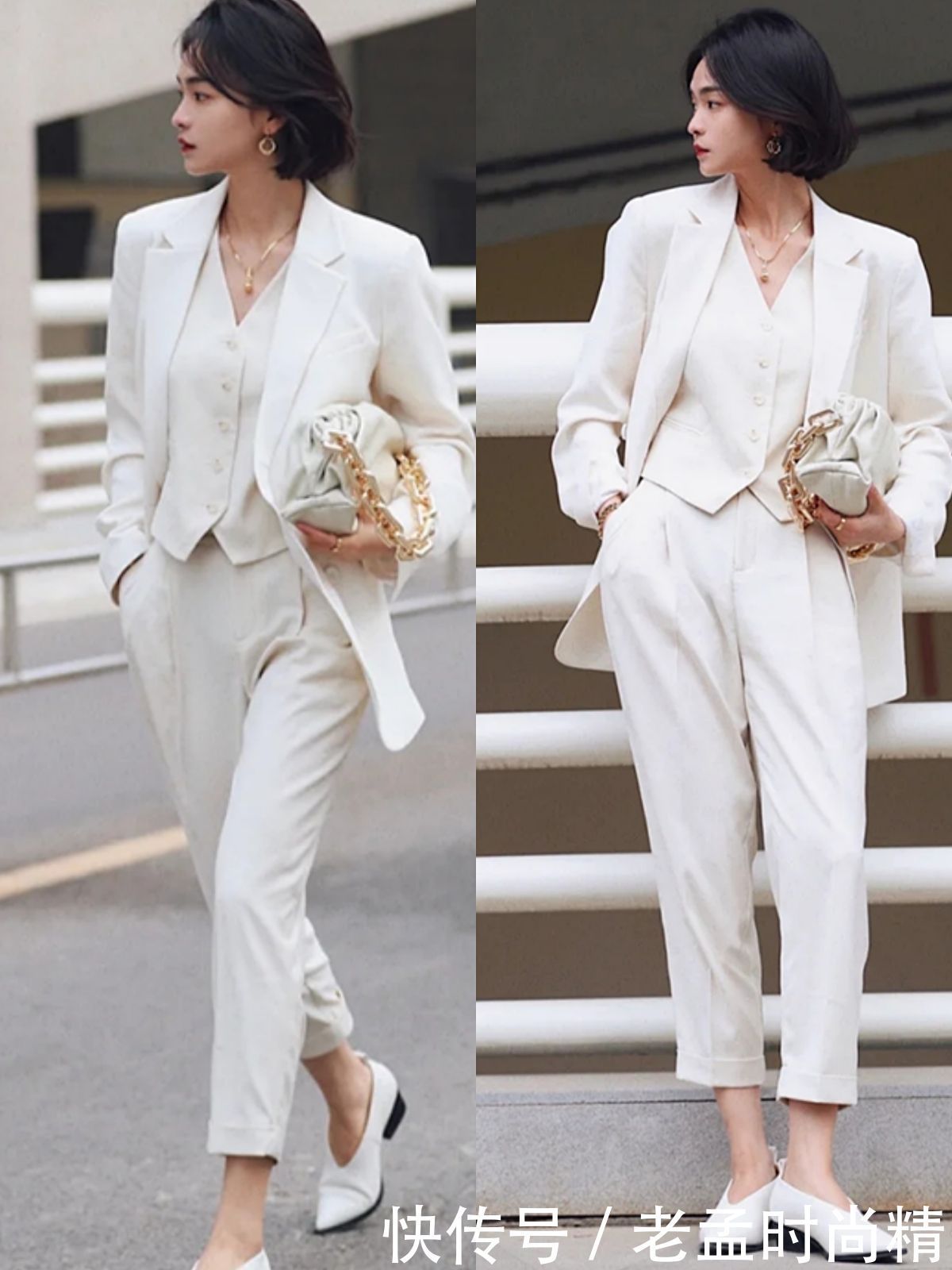 春季穿衣会配色才高级, 这位时髦精的配色方案, 优雅时尚信手拈来