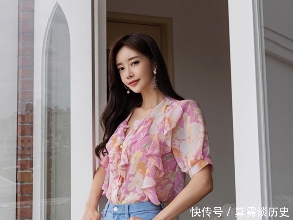 丝袜|看来孙允珠不止适合穿丝袜,穿牛仔裤的样子也很动人