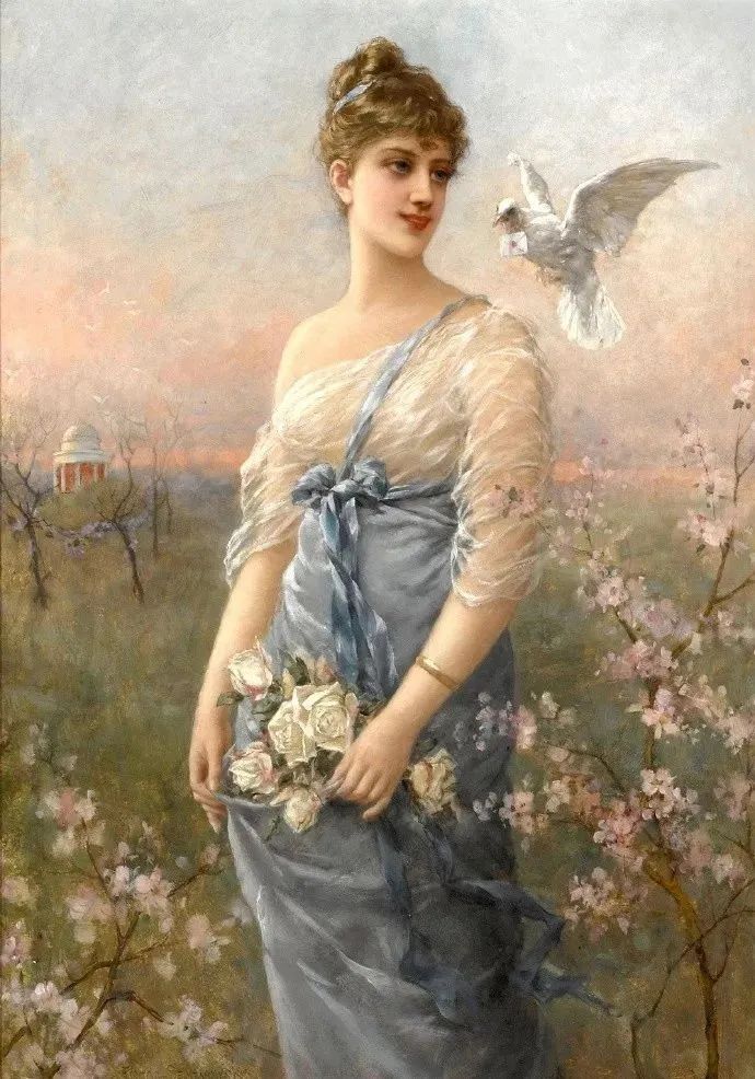 女性&埃米尔油画里的女性,无以名状之美!