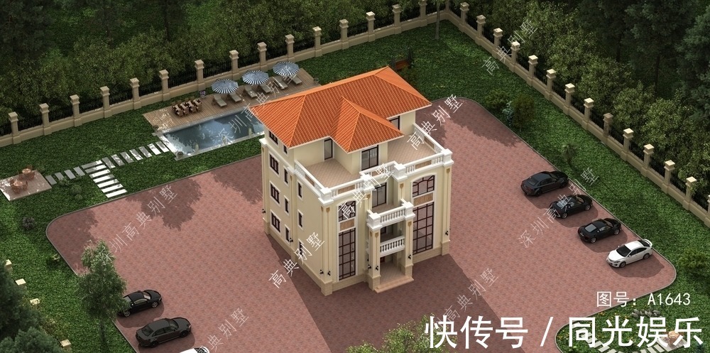 露天式|农村四层住宅,这样设计,每一个细节设计都让你充满贵族般的享受