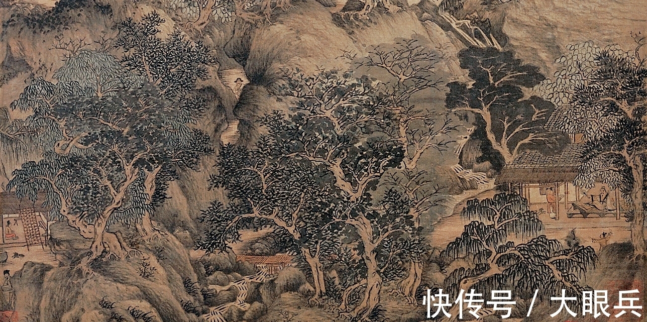 青绿山水@4幅大师绘就的山水画:看祖国大好河山,这江山万里盛景如画
