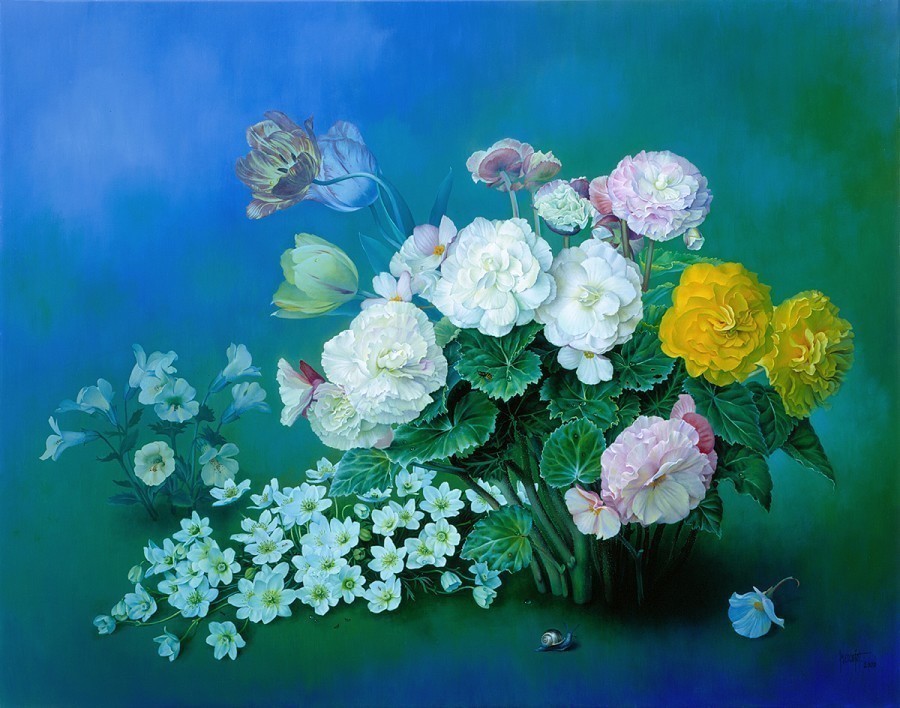 巴塞罗那@西班牙超写实油画大师marcEscofet:大自然的灵魂画师