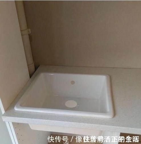 阳台|在阳台打了一组洗衣机组合柜,邻居们看到了,表示非常羡慕