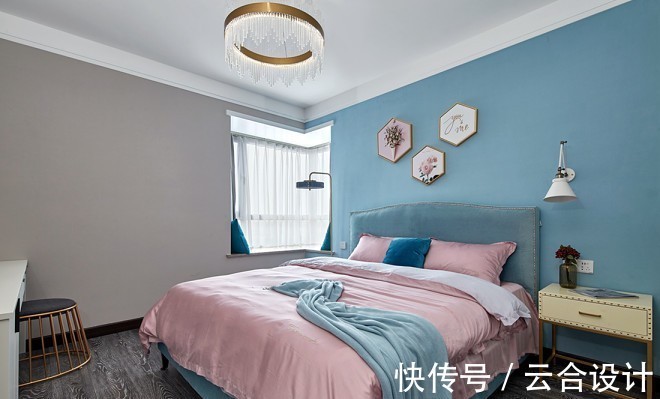 淋浴室|云合设计——80㎡的房子,装出100多平的感觉?