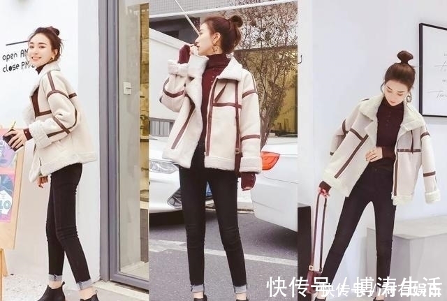 温暖 今年最流行的羊羔毛外套,比大衣温暖,比羽绒服还要好看!
