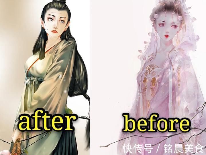 改造@变废为宝!画师改造多年前“烂画”黑历史:莫不是开了十级美颜