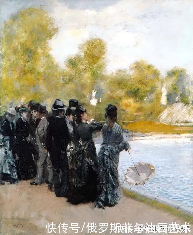 de&意大利大画家德·尼蒂斯的油画作品,莫名的好看,耐看,非常喜欢