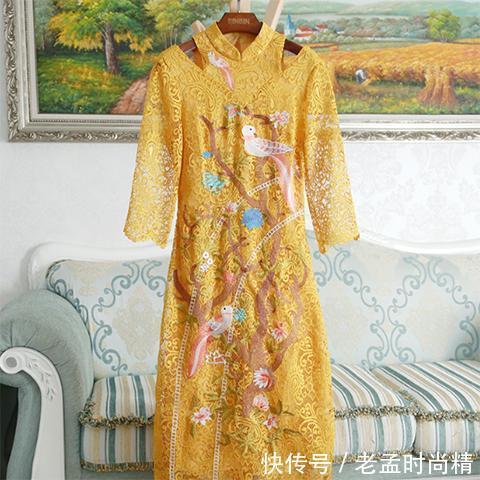 立领 微胖的女人,都知道穿旗袍连衣裙为自己加分,不想试试吗