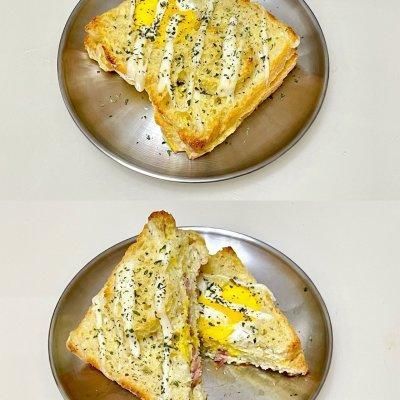 蛋奶液|韩国街头美食 芝士蛋奶吐司