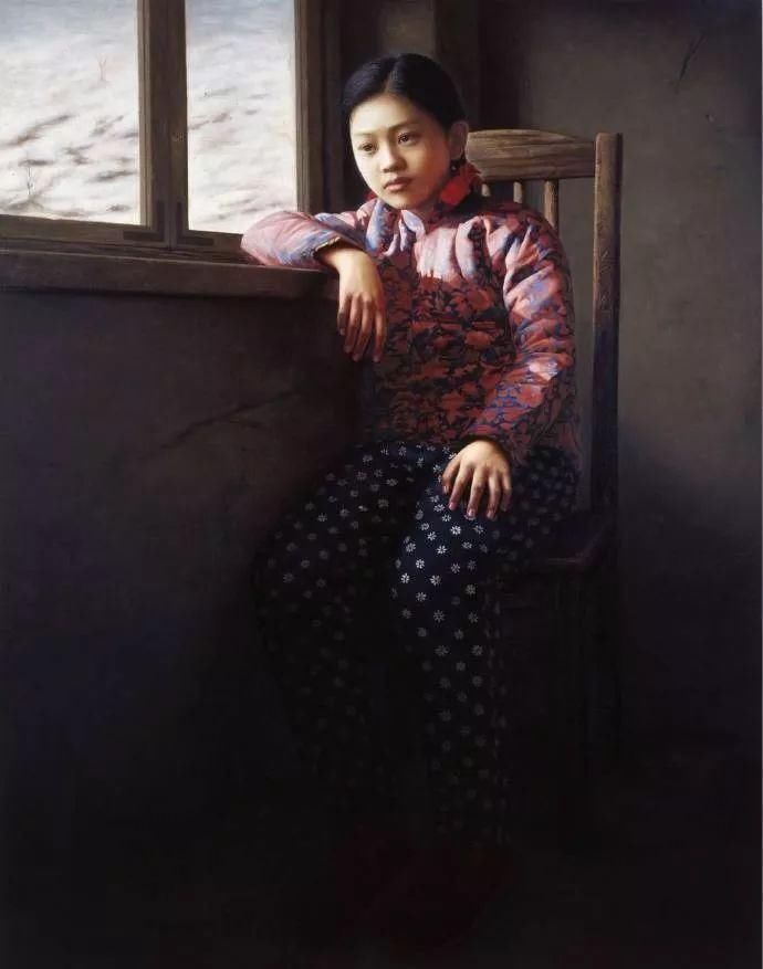  写实油画|一幅油画448万，这画中的少女到底有多美！