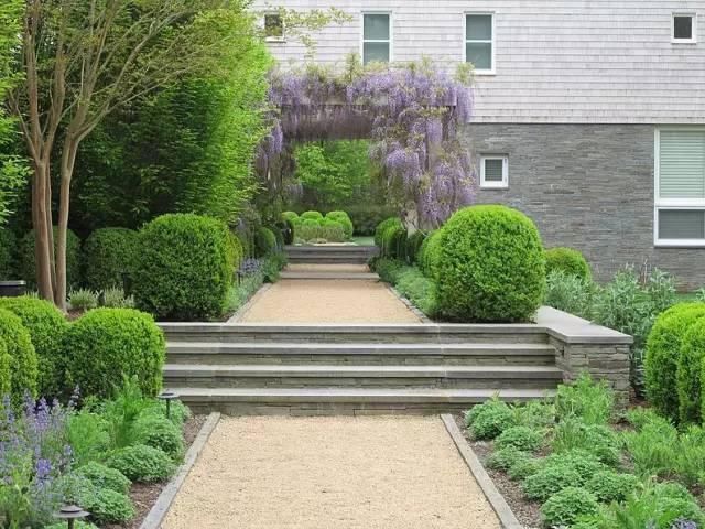 惬意|60款豪宅花园设计，自然安静的生活就该如此惬意