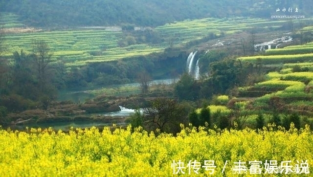 油菜花海|这个小县，竟然集中国最美峰林、最美瀑布、最美油菜花海于一身！