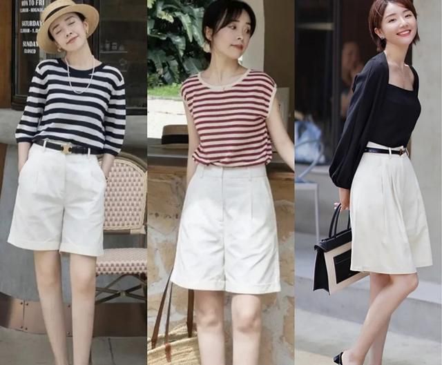 优雅 简约大方的白裤子,教你“一裤多穿”的搭配技巧,时髦优雅又高级