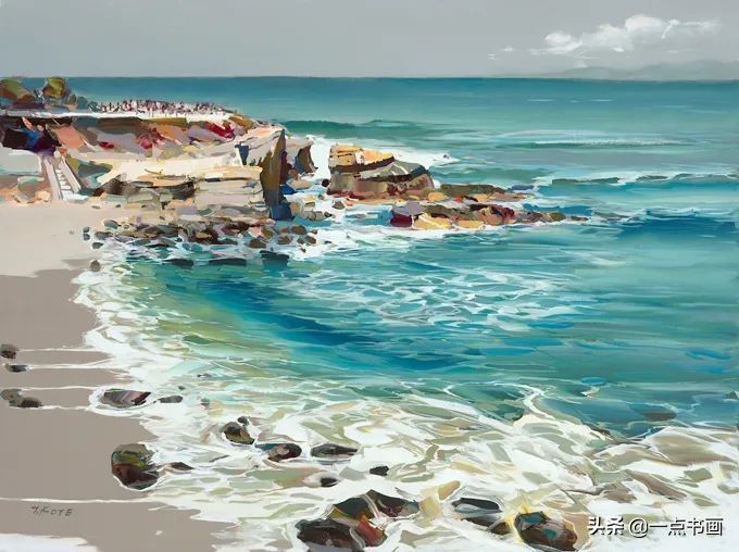 科特&他的绘画是光与色的交响乐,充满着前卫和时尚