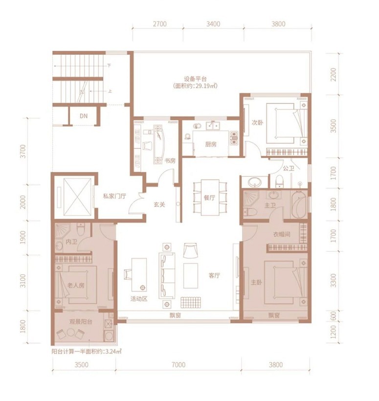 平层|和盈观海户型怎么样?都有多大面积的?