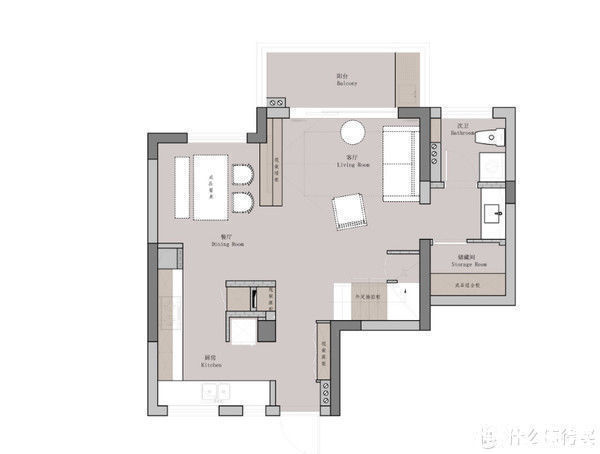 墙面|这对夫妻很有远见,买下120平复式小楼,客厅开阔还有双储物间