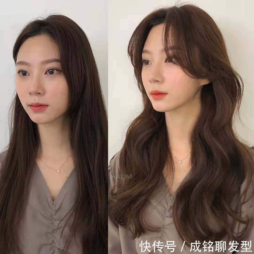 棕色系 漂染好看但太伤头发,今年流行不漂发的发色,洋气显白又有高级感