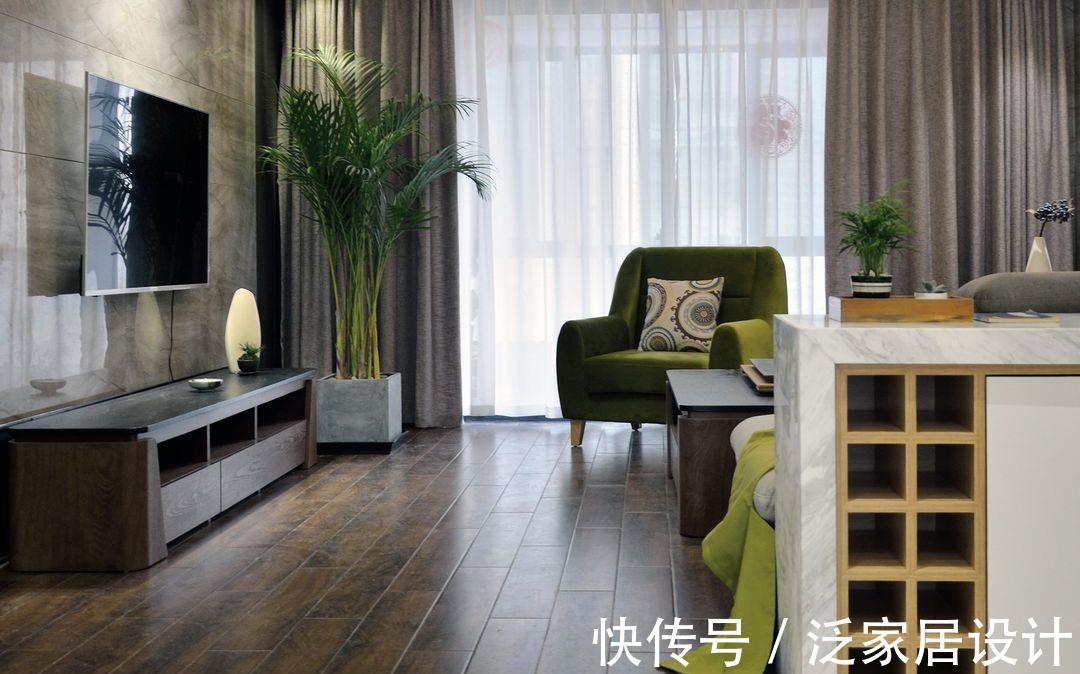 瓷砖|103平的三口之家,用常见的材质和元素,营造出最自然的生活方式