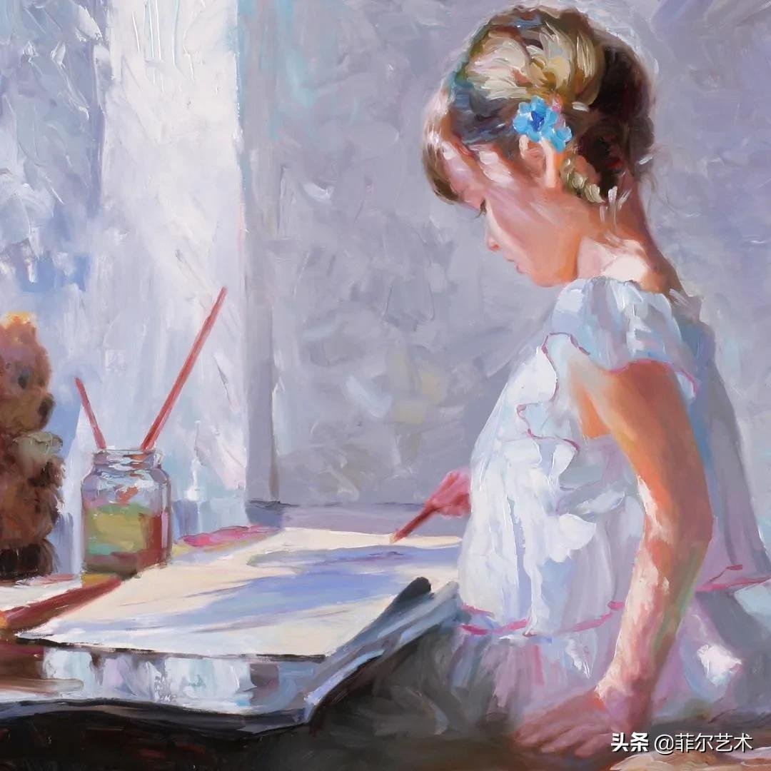 哈巴罗夫斯克&犹如花朵绽放,美得让人难忘~俄罗斯画家人物油画作品欣赏