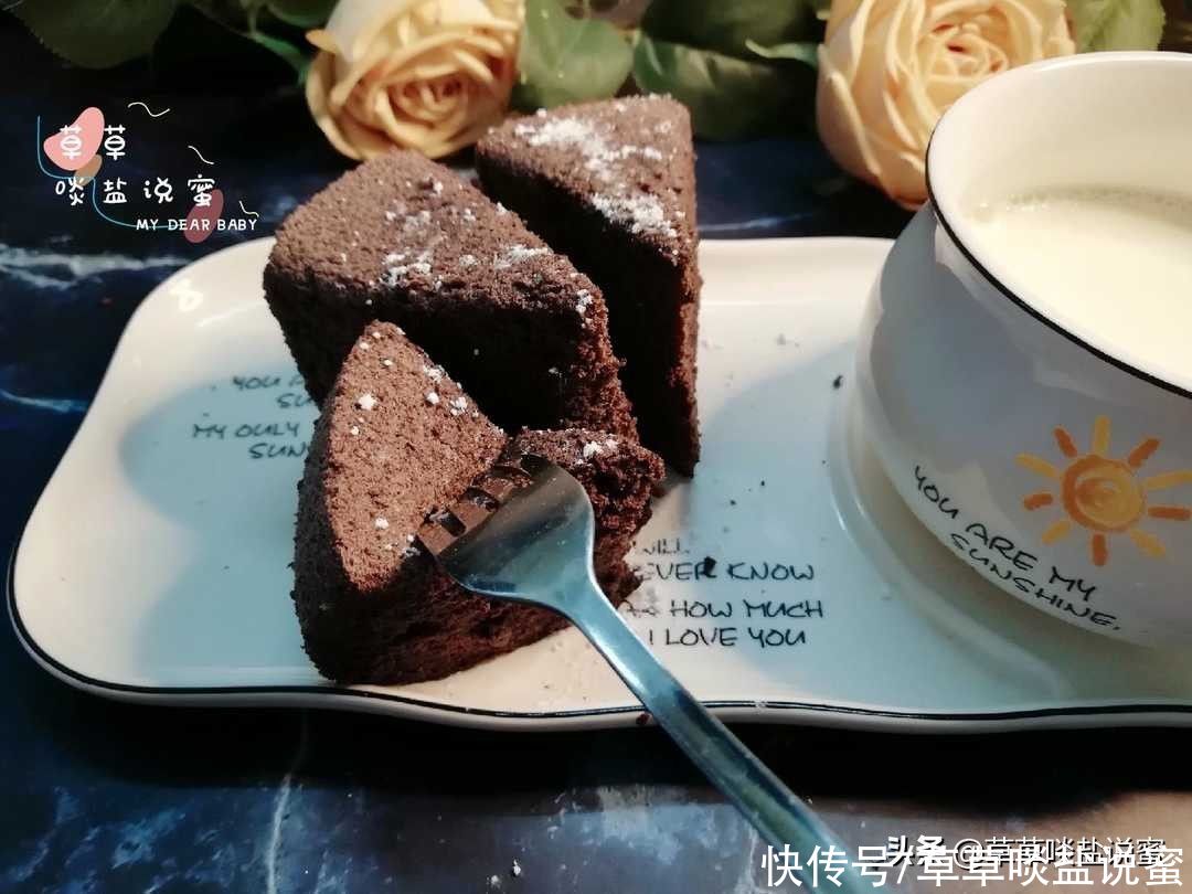 黑米|黑米糕真心不难做，只要有黑米和鸡蛋牛奶就能成