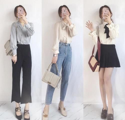 换季穿衣不用愁，21套基础款衬衫穿搭示范，时髦精早就穿上了