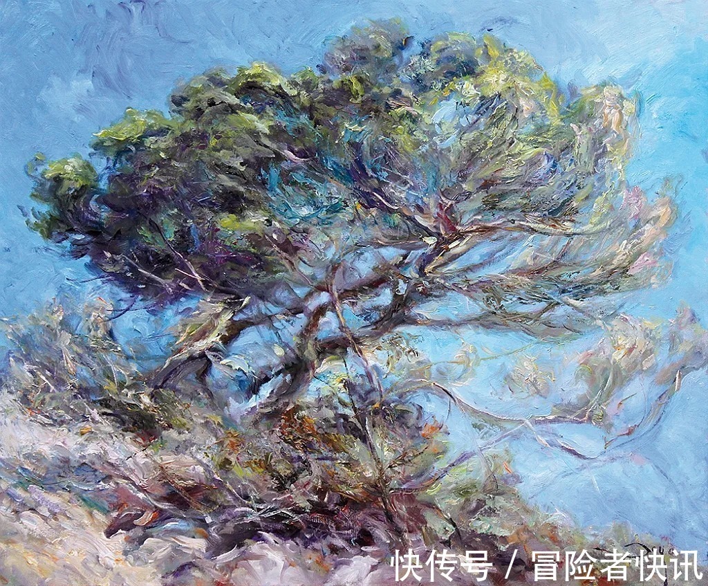 罗约@独特的艺术天赋,对色彩和纹理的戏剧性使用!