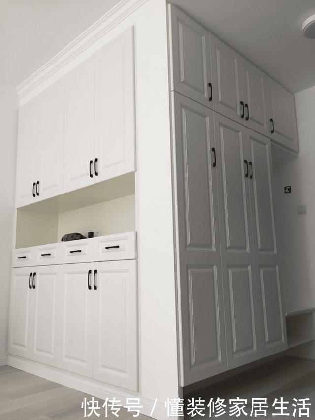 洗碗机|89平米现代简约风格,邻居都说头一次看见这么多柜子收纳妥妥的