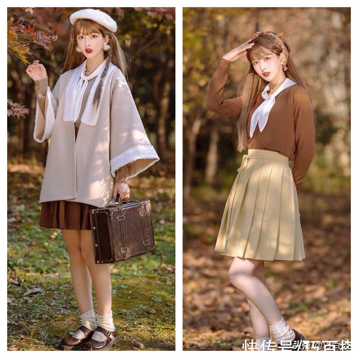 古风|听说今年秋季流行大地色，稳占C位的时尚，真的很高级