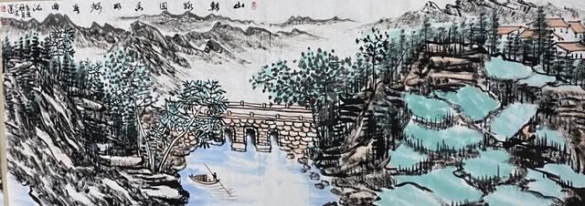 国画&职业画家丁洪运国画山水画作品欣赏