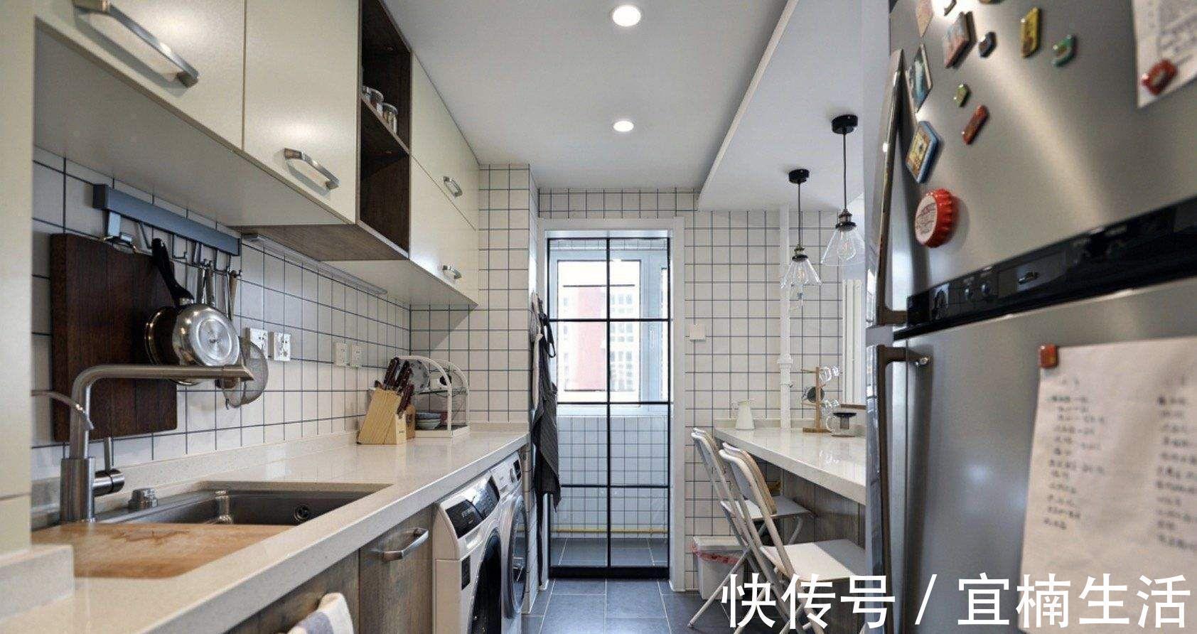 地柜|这是我见过用起来“最顺手”的厨房布局,再买房建议照着装,干货