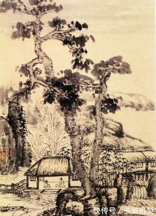 山水画史#苍幽深邃|蓬头垢面的山水画