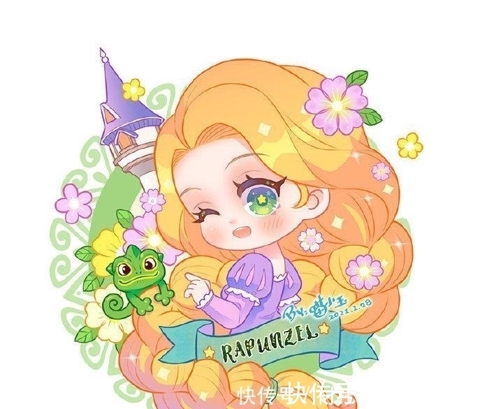 花木兰|可爱风的迪士尼公主,乐佩公主甜美动人,花木兰温柔优雅