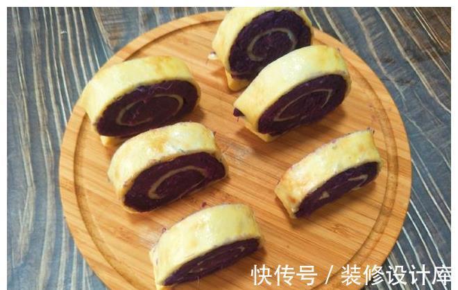 鸡蛋饼|入秋后，多用紫薯做早餐，软糯奶香，一口一个真香