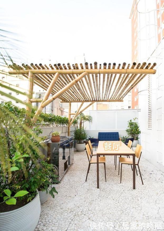 有一方庭院,砍来竹子低成本规划院景,清新雅致怎么看都喜欢