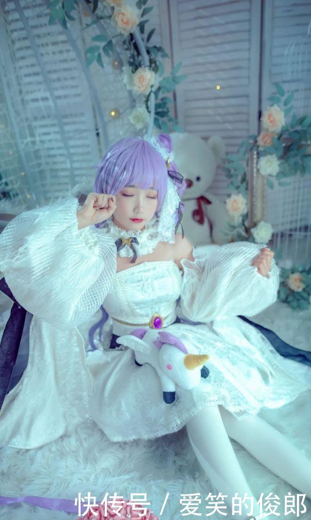 妹纸|cos：碧蓝航线独角兽cos正片＠夜咲_妹纸