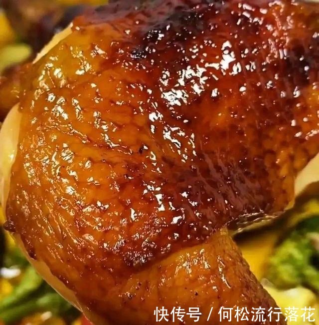 苹果|第一次做“苹果烤鸡”,没想到味道这么好