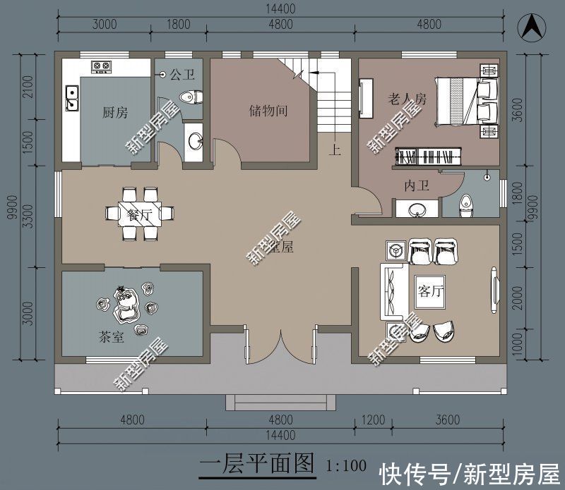 建筑面积|分享10套农村二层户型，每一套颜值都很高，照着建房一定错不了