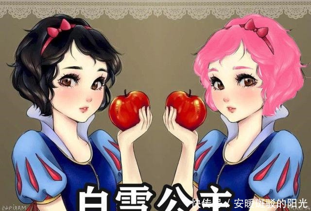 迪士尼公主头发换成粉色,安娜更显青春活力