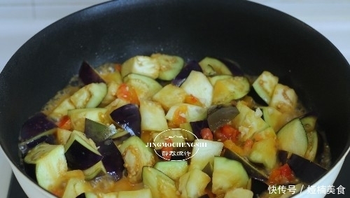 西红柿|我烧茄子从来不油炸，只需多一步，茄子吸油少，炒熟也不变黑