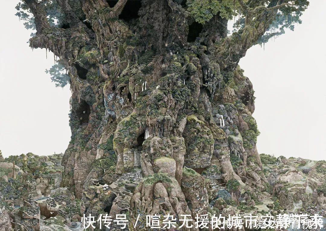 一幅画作&他用整整15年,画了7幅插画,以为是画得慢,事实上画得很快了