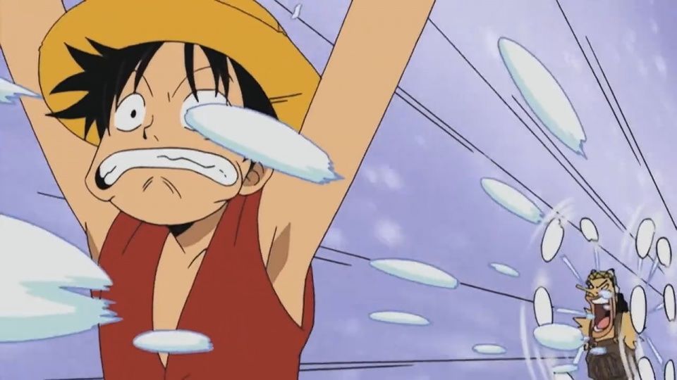 路飞破坏乌索普的冰雪美人，一场大战爆发，路飞太占便宜了