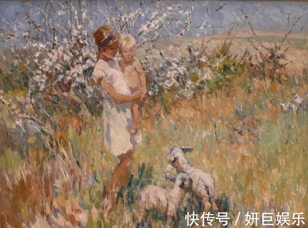 会员！20世纪英国最伟大的女画家之一多萝西娅·夏普油画作品欣赏